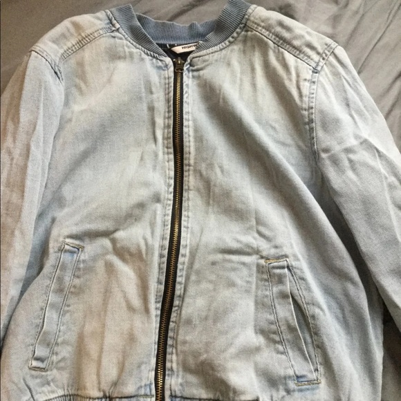 Denim bomber faded look - Picture 2 of 5